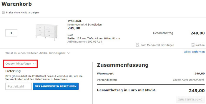 Bester IKEA Gutschein für Ihre Online-Bestellung & fürs ...